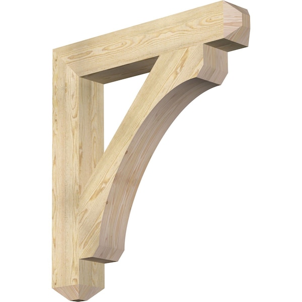 Ekena Millwork Legacy Craftsman Rough Sawn Bracket, Douglas Fir, 6"W x 38"D x 42"H BKT06X38X42LEC04RDF - main